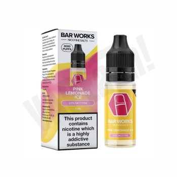 Bar Works Nic Salts - Pink Lemonade Ice